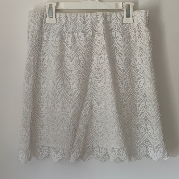 J. Crew white lace skirt - Picture 2 of 4